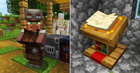 minecraft villager workstations.